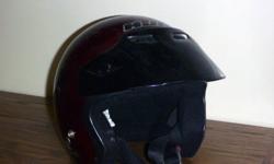 Snell DOT approved open face street helmet with visor
Adult XS
Burgundy colour
No accidents. Excellent condition.
 
- asking $60.00