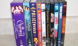 Miscellaneous DVD titles as follows...
Charmed (The complete 1st season) - $5.
Charmed (The complete 2nd season) - $5.
Escape from New York (w/Kurt Russell) - $2.
Jaws - The Revenge - $2.
Pan's Labyrinth - $2.
Police Woman (w/Angie Dickinson - complete