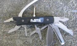 Multi- tool, have no use for it. I don`t think it`s ever been used.
Includes pouch for your belt.
Asking $5