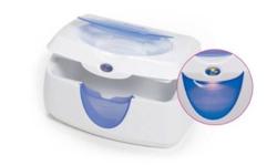 Keep your baby warm and comfortable during diaper changes by taking the chill out of diaper wipes with the Munchkin Warm Glow Wipe Warmer. The warm glow changing light makes nighttime changes easy and automatically shuts off after 10 minutes.
Keeps baby's