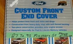custome ford front end cover (bra)  for 87 to 93 mustang gt models bran new never used in origonal box with install instructions $50 chilliwack 604-792-9965 call anttime