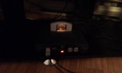 N-64 package with four games. Works good. Asking $40.00.