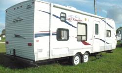 NEW 2011 JAYCO 26' BUNKHOUSE - 2 YEAR FACTORY WARRANTY. BUY NOW - NO PAYMENTS TILL SPRING.  Lists for $19,690.00.  Customer Value Package: 13,500 BTU AC, two 30lb propane bottles, ABS shower surround, Bath Skylight, Multi media sound system with AM/FM/CD