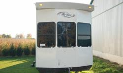New 39' Hy-Line (model# 39CR2PA). Has 3 slide outs, 8ft ceiling, full bathroom etc.
This unit has never been used. We purchased it & found out that it's too big for our trailer park rules. Our loss - your gain. Currently located 10 mins. north of