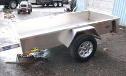 New Eby 4x8 utility trailer. 13 inch deep tub tilts for dumping. Rubber torsion suspension. Drop-in aluminum rear gate. Max weight 3500lbs A very light and sturdy trailer for not much money.
See more new and used equipment at