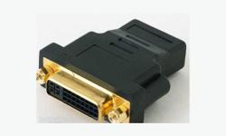 New Adapter DVI Female to HDMI Female / Converter
Convenient to connect your devices with ease.
Save the cost of buying another extra cable.
Just use existing HDMI/HDMI and DVI/DVI cables to join and connect to realize dual link connection
