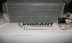 Have 1 Vibrant Performance Universal FMIC, never used, still in box.  Comes with mounting brackets, 2.5" inlet and outlet, 22" core length, 9" high, 3.25" wide.  Supports up to 550hp. 
Asking $225 OBO!
705-476-0004