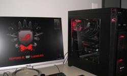 HI, Have this New Asus Gamer Desktop For Sale here the spec:
Motherboard: Asus Maximus Hero VIII.(brand new with receive and box)
CPU Intel i7 6700K.(brand new with receive and box)
CPU Water Cooling System Corsair H80i GT.
Ram 16 DDR4 3200 MHz G.SKill