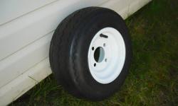 New trailer tire on rim  size4.80-8 bolt pattern 4 on 4