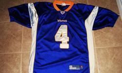 NFL purple Favre #4 Vikings jersey size 52.  $15 obo