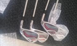 Nike VRS Covert X 4-AW RH Irons True Temper Dynalite 105 Steel shafts
Brand new still in box and wrappers...Price paid was $ 749.00 selling for $525.00
Nike VRS Covert X Irons
High-speed cavity-back design
* Lower, deeper CG
* Enhanced perimeter