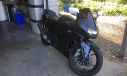 2008 Kawasaki Ninja 250r
Not using anymore so off to new home
Was in an accident before purchased from Action Motorcycle
Original Color is Red
Current black is only a plasti dip which peals off to reveal immaculate red
Lowered 2 inches
Blacked out double