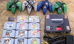 Included:
- Nintendo 64 with graphics expansion upgrade
- 4 controllers
Games:
- Mario Tennis
- Mario Kart
- Mario Party 2
- Mario Party 3
- Mario 64
- Super Smash Brothers
- Wave Race
- F-Zero X
- Starfox 64
- GoldenEye 007
- Perfect Dark
*** Looking for