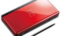 Nintendo DS Lite, black, a little scratch on the surface, $69;
Nintendo DS Lite, red, excellent condition, $79;
Most Nintendo DS games, 10$ each.
 
Check it out at PCTRUST Computer ( www.pctrust.ca ) at 109 Macdonell Street ( phone 519-837-9961), Guelph