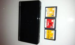 I have a Nintendo DS Lite in black for sell. This Nintendo is in a mint condition, only played a few times. I will throw in 3 games with it, Brain Age, My Spanish Coach, My Chinese Coach. You can learn new languages and play games with it. It makes a good