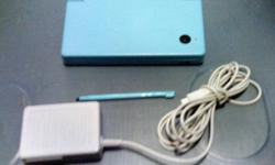 Hi  have a nintendo dsi in very good condition,works perfect,light blue in color,comes with stylus ,the charger and 1 game, camp rock the final jam.