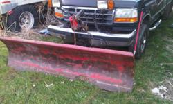 i have an working western snow plow for sale.. everything comes with plow can be seen working...