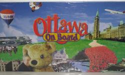A "new" sealed and unused game, based on the game Monopoly. It includes various destinations and services that you will know in Ottawa like the Science and Technology Museum, OC Transpo, Canadian Museum of Nature, Royal Bank Financial Group, the Ottawa