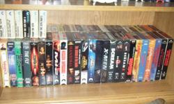 I have a rather large collection of VHS tapes that I would like to sell to make room for my now ever expanding DVD collection.  I am selling this as a lot and not singles.  There are a few boxed sets, Disney movies, drama, horror, comedies.    The VCR is
