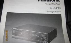 Panasonic Compact Disc Player - older model -