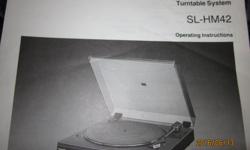 Panasonic Turntable System - older model - $15.00
goes with Panasonic Compact Audio System - $10.00 OR - $20.00 for both.
Also have:
Panasonic Compact Disc Player - $15.00
JVC Video Cassette Recorder - $10.00