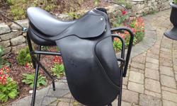 This saddle is as new has been used twice.
Kept covered in my house.
This saddle new is over $4,000. plus tax.