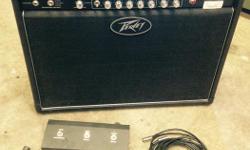 Peavey joe satriani 212 full tube amp. Was an impulse buy 5 years ago, used it a few times and has sat in the corner since. Extremely loud. Still has original price sticker on it of $1549.99. Includes foot switch and cable.
taking offers and possible