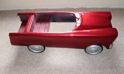1950's Pedal Car newly restored body.  Missing some pedal components and steering wheel. Excellent condition otherwise. Phone 250.499.5223