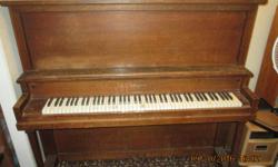 Free piano. Made by Sherlock & Manning. Missing some ivory but otherwise seems in good condition. Likely needs tuning. Made in London, Ontario, Sherlock & Manning pianos are of mid quality. Call Mike if you can make use of it. Please give it a happy home.