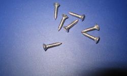 Stainless Steel Pick guard screws good for Strats , Teles and Basses
20 pc's for $3.50 or will mail to you for $5.50
 If your reading this ad they are still available
 call 519 979 2294