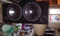 for sale pioneer 1000w subs and kenwood 1000w amp $300 firm.