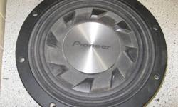 I'm selling a Pioneer 12" sub 1200 watts very thin useful for pickup trucks for $75 or best offer, email if interested.