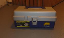 Small tackle box with assorted lures included. Used only a couple times and in perfect condition