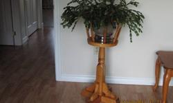 For sale a hand made planter stand.It will make a nice Christmas present.