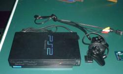 Playstation 2 Bundle for sale including:
1 Playstation 2 with cords
1 controller
1 Memory Card
1 4 person multiplayer tap
21 Games (See picture for titles. bust-a-move not included in image, but is included)