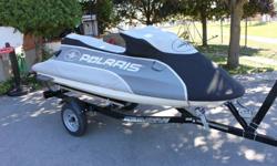 This Machine is in Great condition.... very well kept up.
It is a 135hp 4 person rated jetski and has all kinds of power.
Pull any tube, water ski, or wakeboard with ease or just enjoy the pure speed of it jumping waves.
The Trailer is a 2010 Karavan