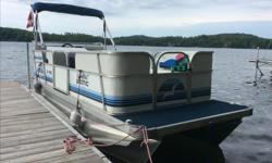 18 Foot Pontoon Boat in Very Good Condition
6 feet wide
25 Horsepower Yamaha 4 Stroke Engine
Power Tilt and Trim
Bimini Cover
Customized Mooring Cover
With new trailer and Humminbird Fishfinder 525
Asking $6900
Call Roman at 705-206-1057