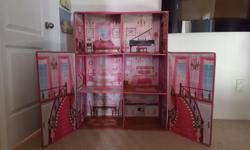 Doll houses are constructed from soft, safe materials and can be assembled without any tools. 44''H x 31.5''W x 14''D