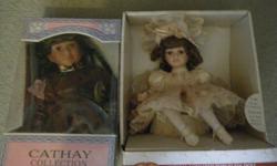 Variety of porcelain dolls $100 dollars or best offer in excellent condition never been removed from box. More porcelain doll pictures available Contact Shelby at 613-968-3823. Ad will be removed when gone