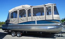 Price includes:
All standard features PLUS:
Yamaha F150LA EFI 4 stroke (new 2015)
30" PTX performance package
Double bimini with full enclosure
Full Sea Grass flooring
Vantage Tube Protection
Ricochet Ladder
Length: 25'5"
Width: 8'6"
Fuel capacity: 30