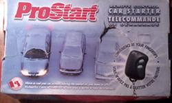 Never been used still in original packageing its a pro start remote car starter i got it for a gift and never got around to hooking it up and i culd use the cash right now so im selling it for$ 50 obo