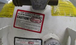 RV Propane tank , full but tank outdated but can be recertified Henry rd Chemainus when its empty