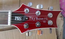 Cherry Red, Paul Reed Smith Tremonti Special Edition. Standard 22 frets with a hard tail bridge. Guitar is in great condition and was well maintained, also stays in tune very well and the intonation is great. Comes with the gig bag
$450 O.B.O
contact