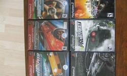 selling the need for speed games as a set includes carbon just not in pic, wanting to sell the games for 3$ a piece if u buy 10 or more its 2$ a game