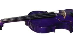 Purple Violin Full Size and Half Size
$109.00
Violin
Finish Glossy Purple
Solid Spruce Top
Solid Maple Back
Size: 4/4
 
Violins and electric violins: 1/16, 1/10, 1/8, 1/4, 1/2, 3/4 and 4/4, (natural,pink,purple,yellow, black...)Starts from $89.