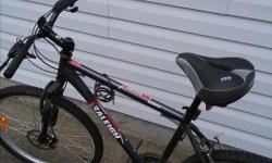 2 year old 21 speed Raleigh bike. Excellent condition.
Gel seat, bike lock.