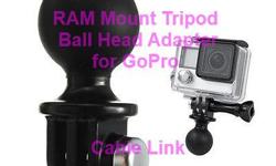 Portable RAM Mount Tripod Ball Head Adapter For GoPro Hero 1 2 3 3+ 4 Camera
-Ball Head Adapter for RAM Mount Tripod
-Designed for GoPro Hero 1 2 3 3+ 4
-Diameter: 2.5cm
-Material:ABS Plastic
-Stock level and availability are subject to change without