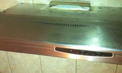 I have a range hood in great condition. Kenmore make, stainless steel, like new.
Stainless steel Panasonic microwave is also for sale and is in great condition. No scratches on front.
Email me if you want them and we can negotiate a price.