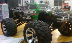 This says it all: COPY and paste link http://traxxas.com/products/models/nitro/5309revo33
New Traxxas Revo 3.3 #5309
over 800$ invested , truck is all original, money was spent on spare parts in case it broke but I never use it. Owned by an adult so it
