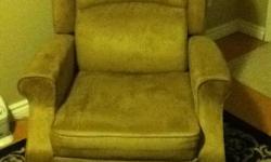 Downsizing so I have 3 of these Biege Recliner Chairs for sale. Paid $300 a piece about 1.4 year ago and will let them go for half the cost. EXCELLANT CONDITION. A MUST SEE!